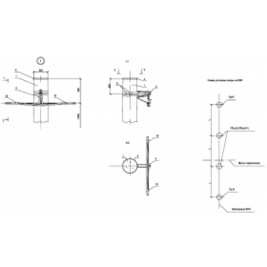 ASIP-DER-OPR-151-00-24 IEK Опора ППд15 деревянная промежуточная переходная одноцепная IEK