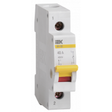 MNV10-1-040 IEK Выключатель нагрузки (мини-рубильник) ВН-32 1Р 40А
