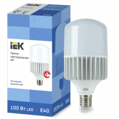 LLE-HP-100-230-65-E40 IEK Лампа светодиодная HP 100Вт 230В 6500К E40 IEK