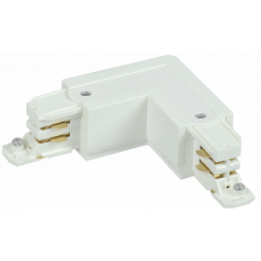 LPK0D-SLN-3-K01 IEK Соединитель L-образный наружный для трехфазного осветительного шинопровода белый IEK