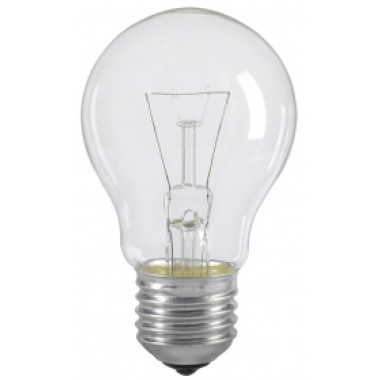 LN-A55-40-E27-CL IEK Лампа накаливания A55 шар прозрачная 40Вт E27 IEK