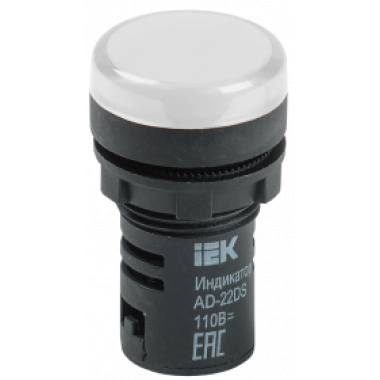BLS10-ADDS-110-K01 IEK Лампа AD22DS(LED)матрица d=22мм белый 110В AC/DC IEK